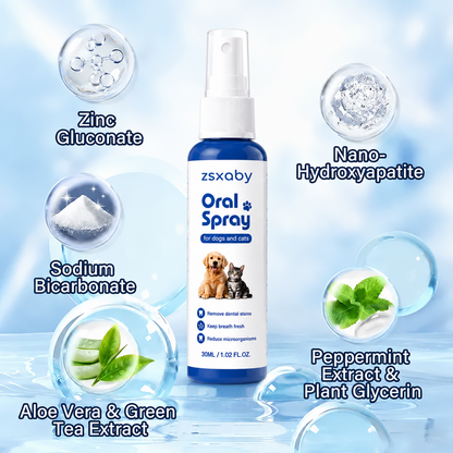 zsxaby™ No-Brushing Oral Care Spray for Dogs & Cats
